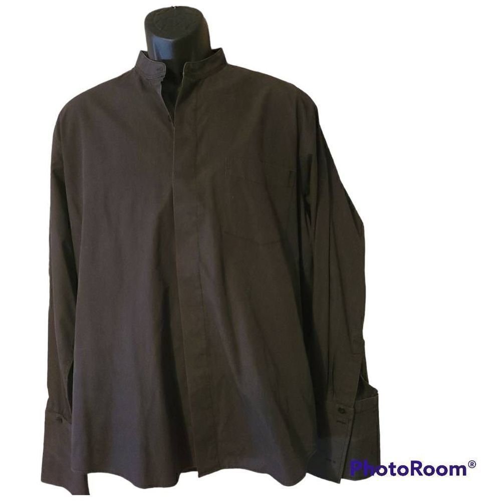 Menz Charcoal Grey Dress Shirt Size 161/2 (34/45)
